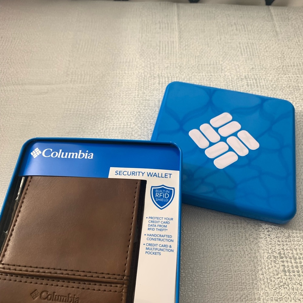 Columbia Men’s Wallet RFID Theft. Brown-Tan color - Picture 11 of 11